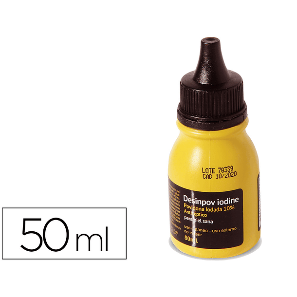 Povidona yodada desempov antisseptica 10 % frasco de 50 ml 1