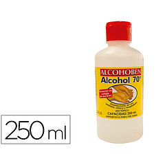 Álcool de 70 º alcohoben frasco de 250 ml