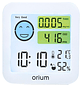 Sensor qualidade de air orium quaelis 20 medidor de c02 e cov superficie 30 m2 ecra lcd cor branco 64x56 mm - Miniatura 3