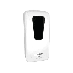 Dispensador higienico de sabao automatico com sensor e suporte metalico q-connect 152 cm altura 1000 ml cor branco 13x11