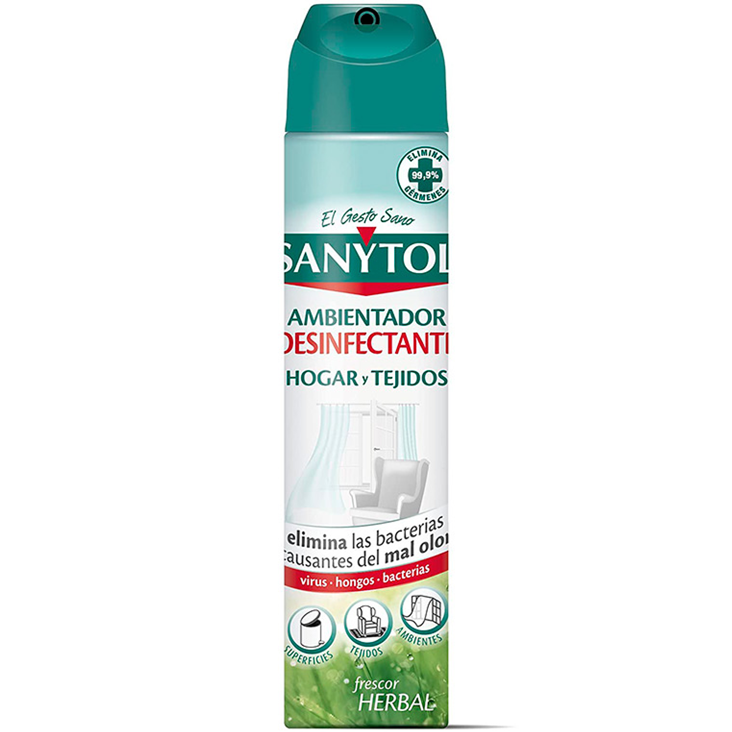 Ambientador sanytol desemfetante para casa e tecidos spray frasco de 300 ml 1