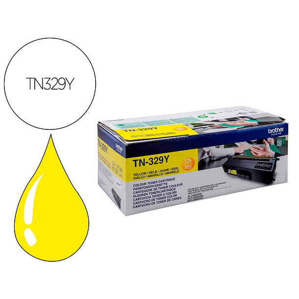 Toner brother hll8350cdw 6000 paginas amarelo 1