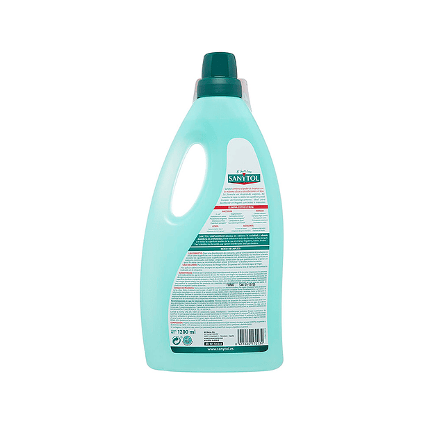 Detergente desemfetante sanytol limpeza domestica multisuperficies frasco de 2 litros 3