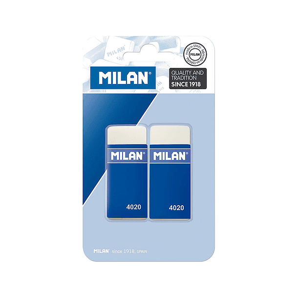 Borracha milan 4020 migas de pao blister de 2 unidades 3