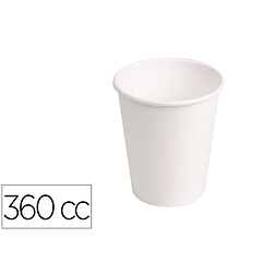 Copo de cartao biodegradavel branco 360 cc pack de 40 unidades