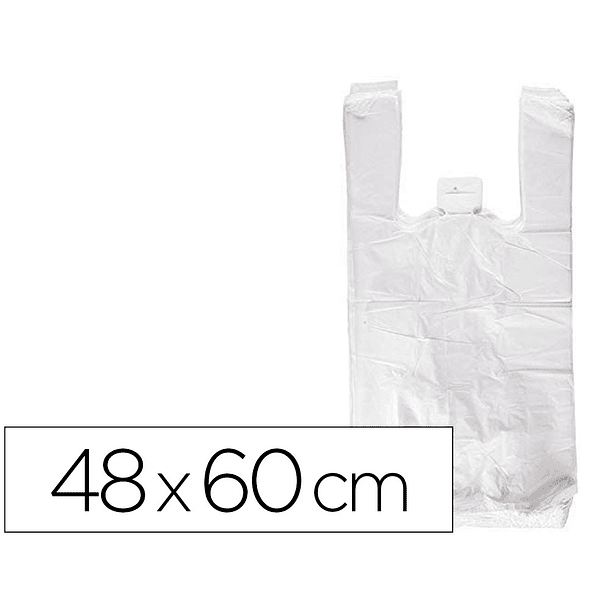 Bolsa reciclada 70% branca 50 mc 48x60 cm apta legislacao de bolsas 2021 4