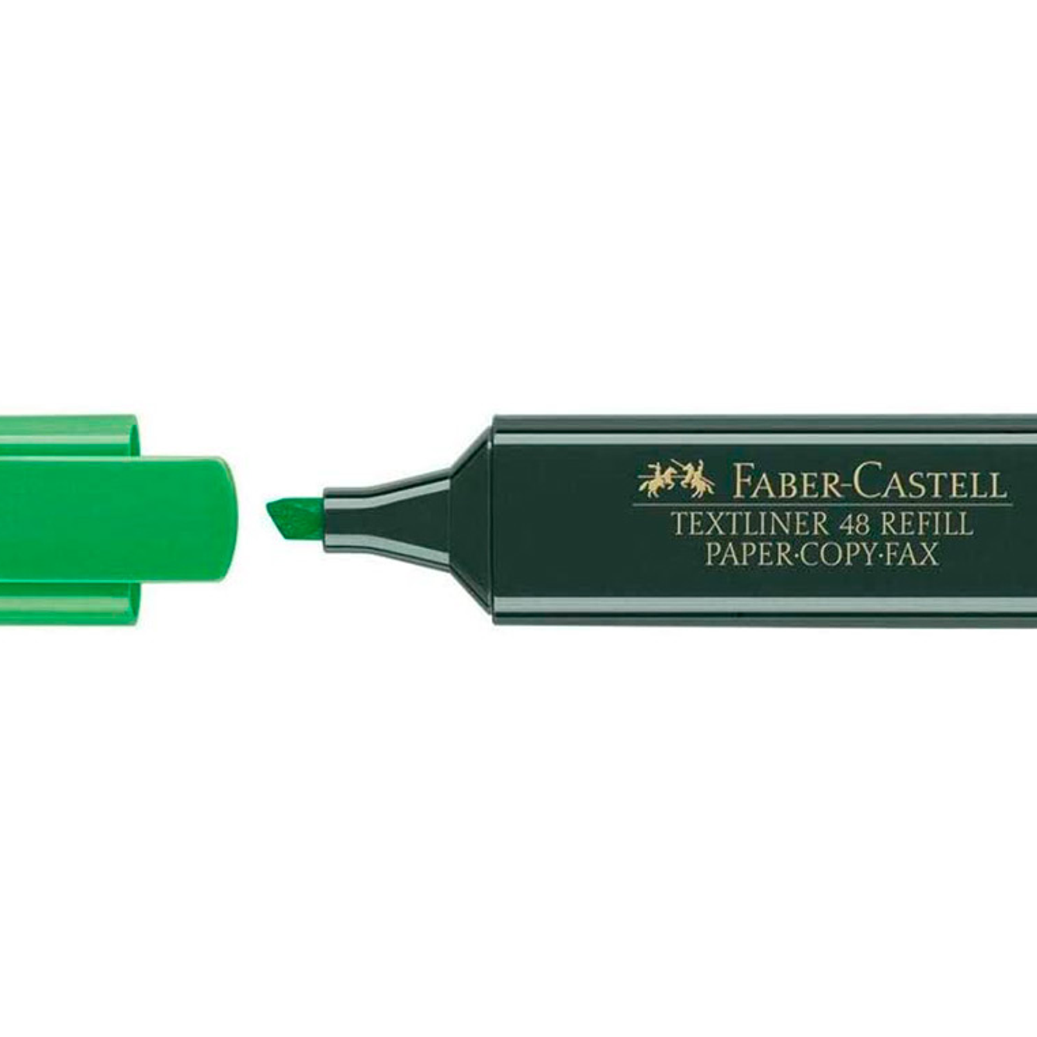 Marcador faber castell fluorescente textliner 48-63 verde blister de 1 unidade 5