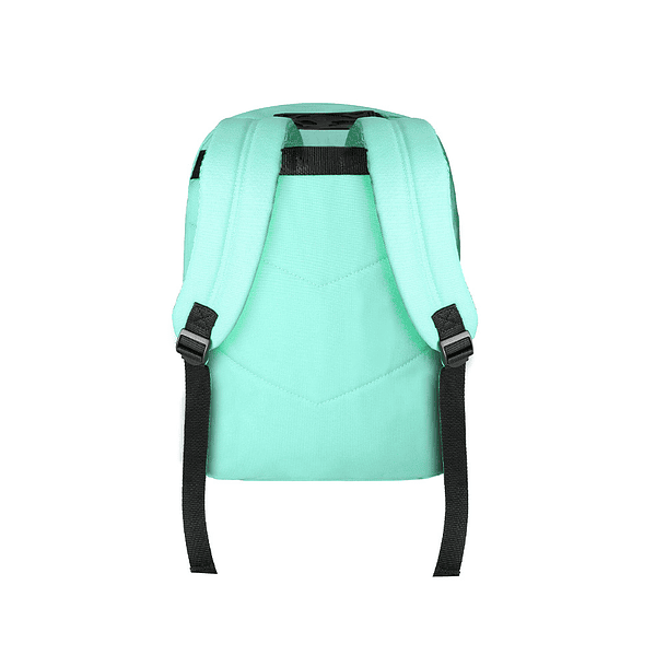 Mochila para portatil 15,6\" antartik com pega e bolso frontal com fecho cor verde menta 320x140x430 mm 6