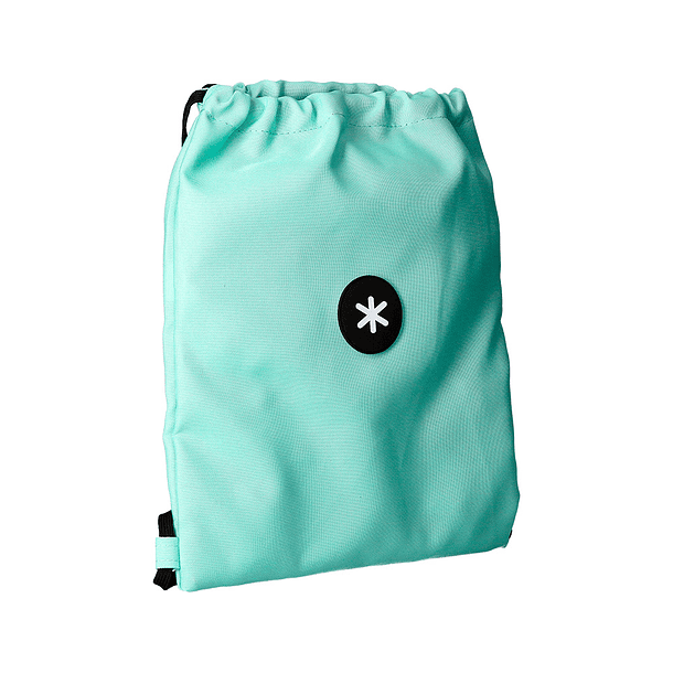 Saco plano antartik bolso interior com fecho cor verde menta 350x400 mm 1