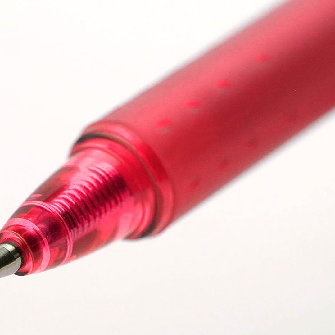 Esferografica pilot frixion ball apagavel 0,7 mm ponta media vermelho em blister 2