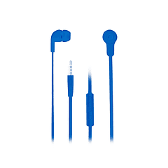 Auricular ngs cross skip com controlo de volume jack 3,5 mm comprimento cabo 1,2 mt cor azul