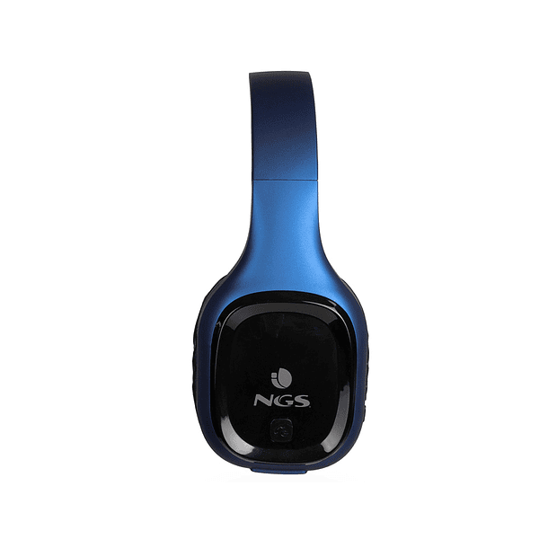 Auriculares ngs artica sloth bluetooth 5.0 com microfone diadema ajustavel bateria 10 horas cor azul 4