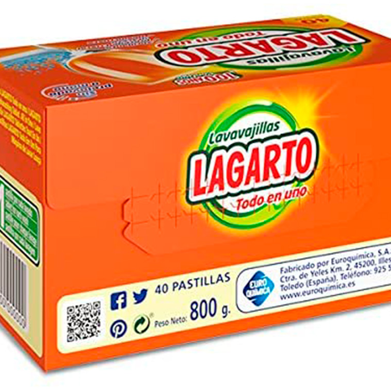 Pastilhas para a loiça lagarto tudo-em-um desemcrustante protege o vidro e o aço sem pré-lavagem caixa de 40 unidades 2