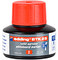 Tinta marcador edding quadro branco btk-25 cor vermelho frasco de 25 ml - thumbnail 1