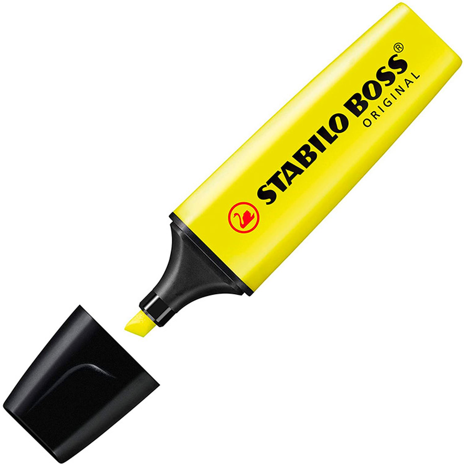 Marcador stabilo boss fluorescente 70 amarelo estojo de 4 unidades 3