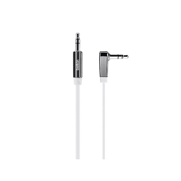 Cabo auxiliar belkin av10128cw03-wht mixit up jack 3.5 mm comprimento 0,9 m cor branco 1