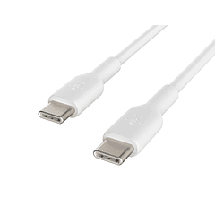 Cabo belkin cab003bt1mwh usb-c a usb-c boost charge comprimento 1 m cor branco