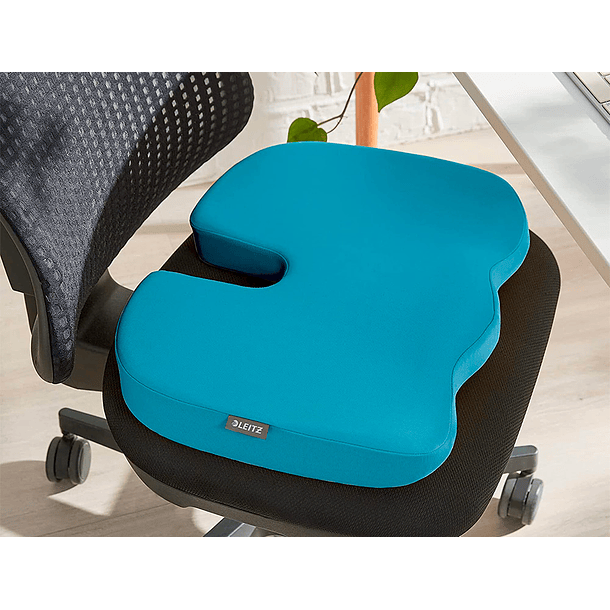 Almofada de assento leitz active ergo cosy cor azul 2