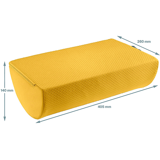 Repousa pes de escritorio leitz active ergo cosy cor amarelo 5