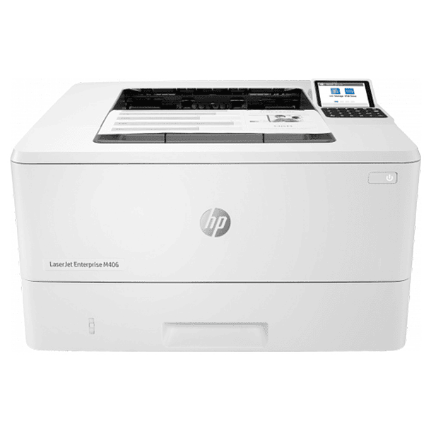 Impressora hp laserjet enterprise m406dn duplex red 40 ppm bandeja de entrada 100 folhas 2