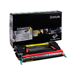 Toner laser lexmark c734 amarelo 6000 paginas