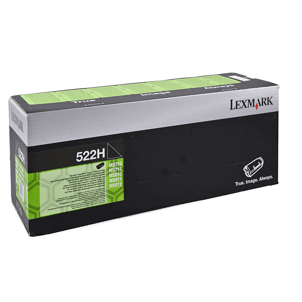 Toner lexmark laser 522he / 52d2h0e / cx725de / cs720de / cs725de preto 25000 paginas 3