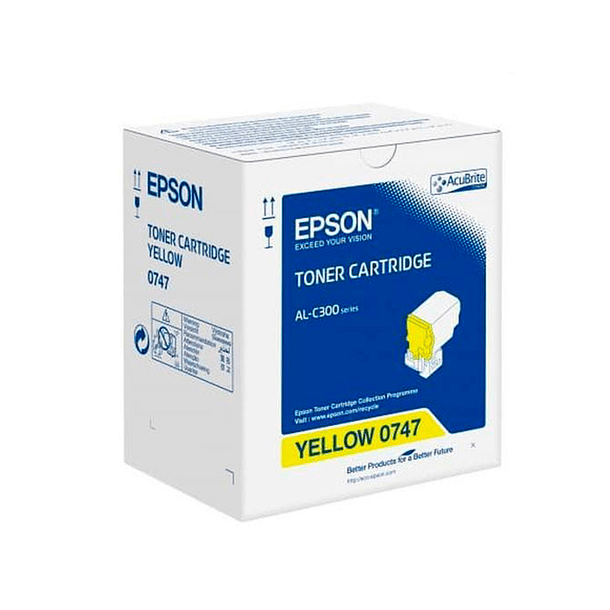 Toner epson c13s050747 amarelo 8 800 paginas 1