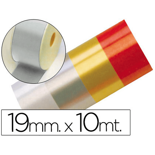 Fita fantasia prata 10mtx19mm 1