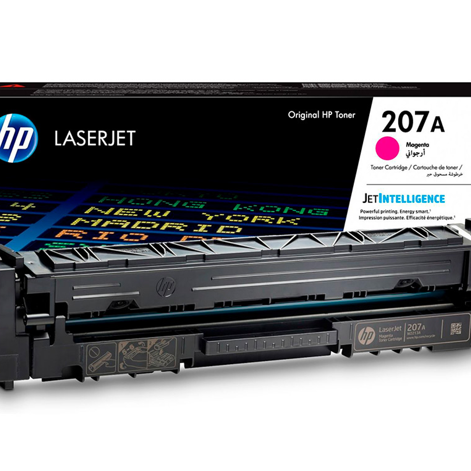 Tinteiro hp 207a hp laserjet pro m255dw / m255nw / m282nw / m283fdn magenta 1250 paginas 3