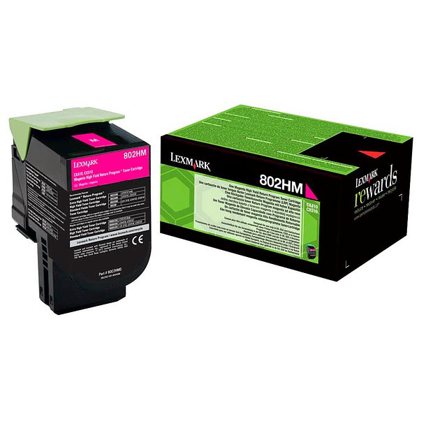 Toner laser lexmark 80c2hme magenta 3000 paginas 3