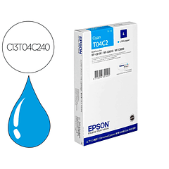 Tinteiro epson t04c2 cian 1700 paginas