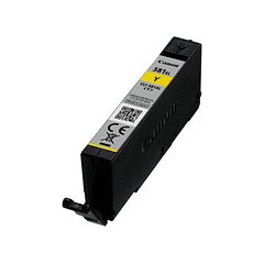 Tinteiro canon pixma cli-581xl amarelo