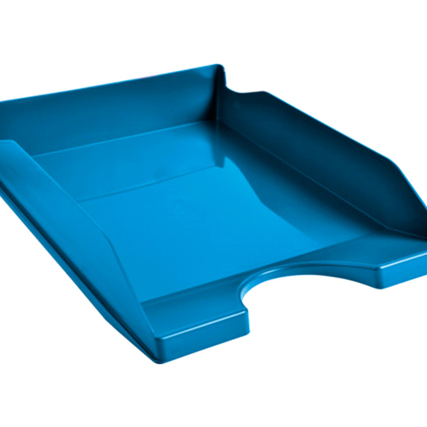 Bandeja secretaria exacompta clean safe azul 345x255x65 mm 3