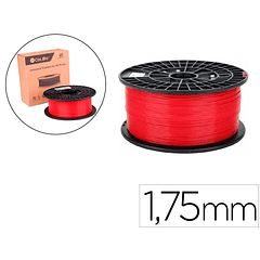 Filamento 3d colido abs gold 1,75 mm 1 kg vermelho