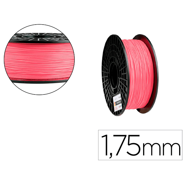 Filamento 3d colido pla termocromico 1,75 mm 1 kg rosa 1