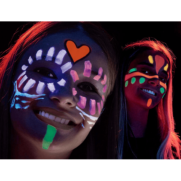 Barra de maquilhagem carioca mask up neon / metallic caixa de 12 cores sortidas 5