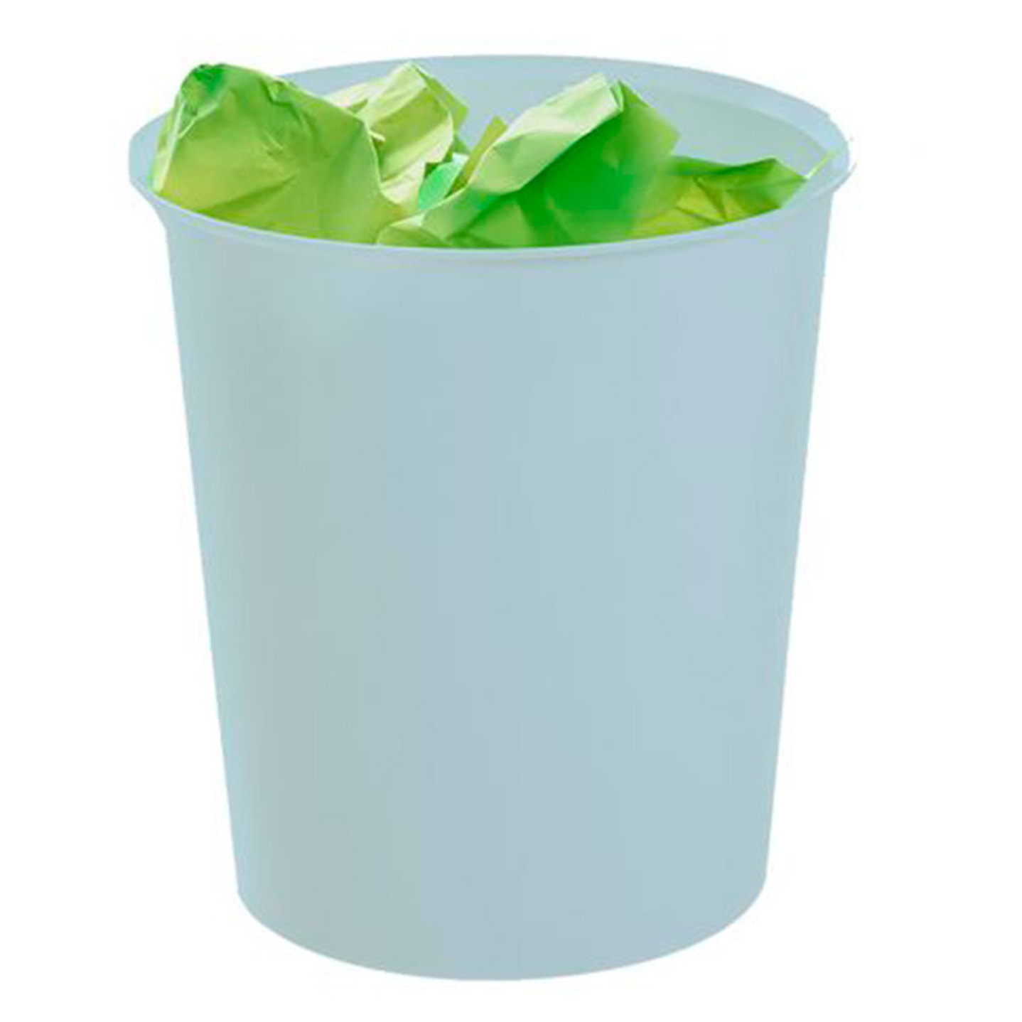 Cesto de papeis archivo 2000 ecogreen plastico 100% reciclavel 18 litros cor azul pastel 2