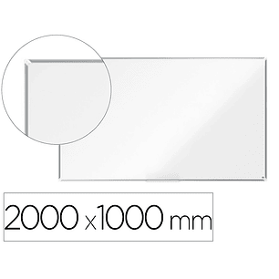 Quadro branco nobo premium plus melamina 2000x1000 mm