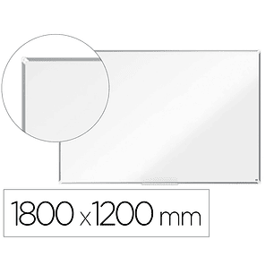 Quadro branco nobo premium plus melamina 1800x1200 mm