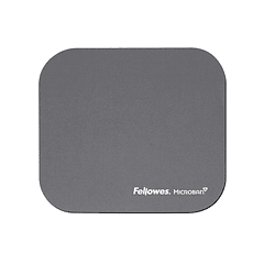 Tapete para rato fellowes com protecao microban cor cinza 226x192x3 mm