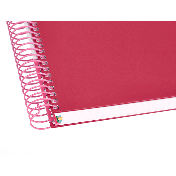 Caderno espiral liderpapel din a4 antartik capa forrada 120 f 100 gr pautado 5 bandas cor framboesa 8