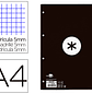 Recarga colada liderpapel antartik quadricula de 5mm din a4 100 f 90 gr 4 furos 1 banda moldura cor preto - Miniatura 1