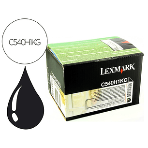 Toner lexmark laser c540h1kg c540 / c543 / c544 / x543 / x544 preto 2500 paginas