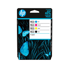 Tinteiro hp 953 bk/cmy 6zc69ae multipack preto/ cian / magenta / amarelo