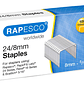 Agrafes rapesco galvanizados 24/8 caixa de 1000 unidades - Miniatura 2