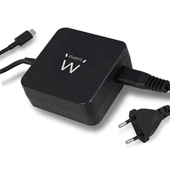 Carregador ewent para portatil usb type-c 100-240v 65w