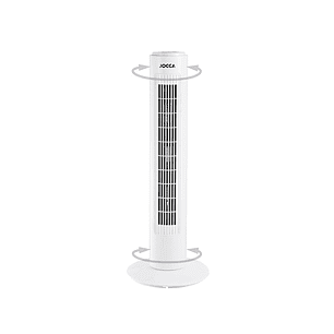 Ventilador de torre jocca 3 velocidades 45w sistema oscilacao altura 730 mm 750x170x170 mm