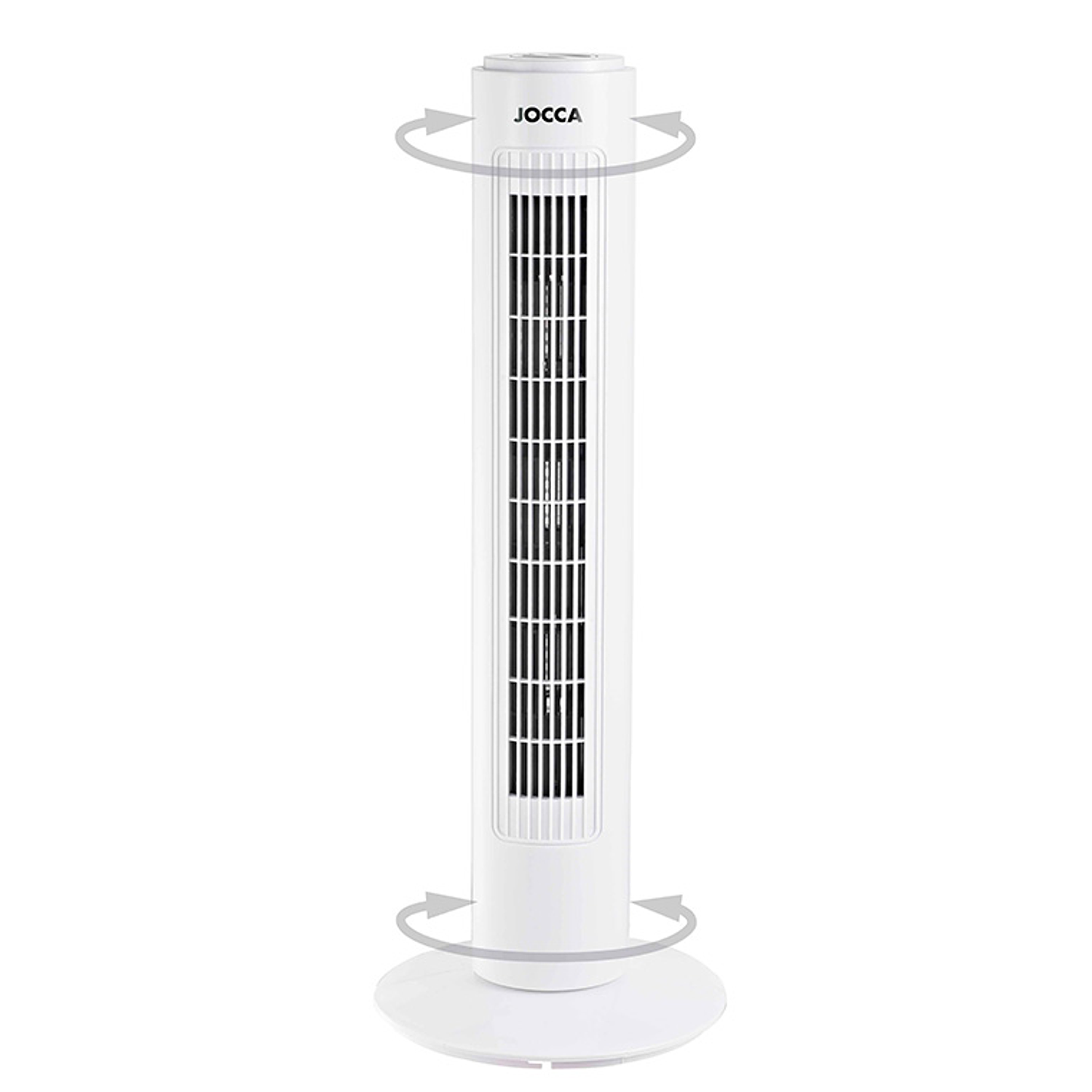 Ventilador de torre jocca 3 velocidades 45w sistema oscilacao altura 730 mm 750x170x170 mm 2