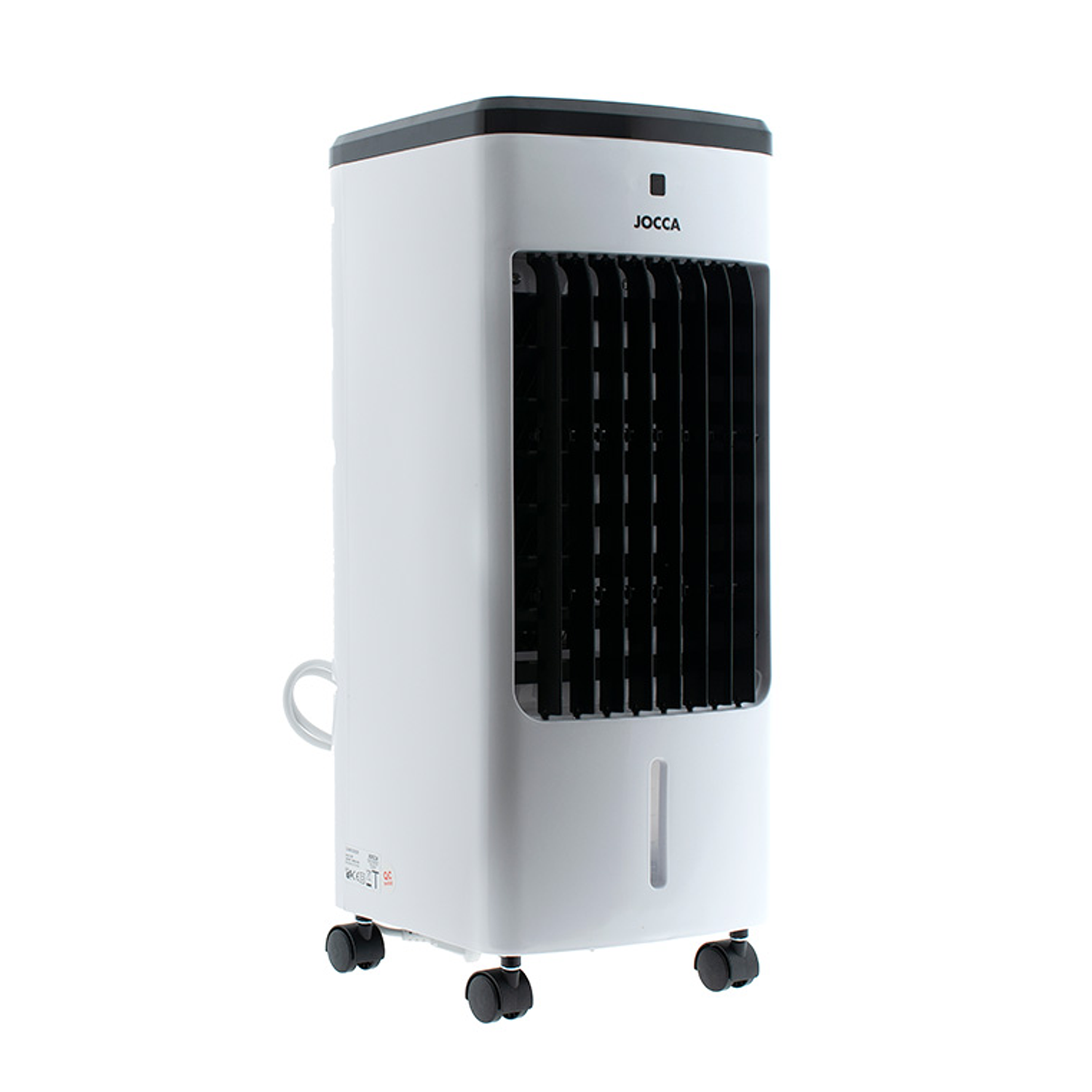 Climatizador humidificador frio jocca 3 velocidades e 3 modos auto ajuste aspas deposito 3 l 600x260x280 mm 2