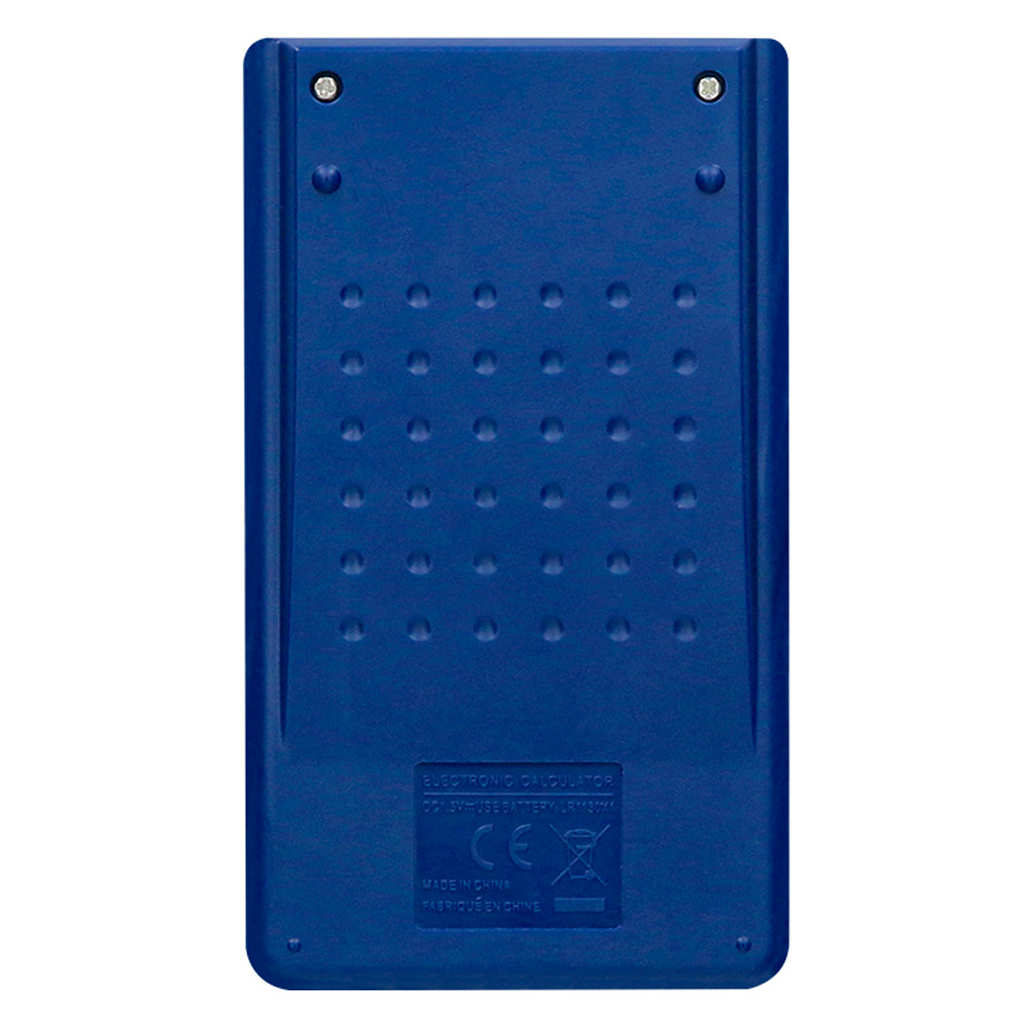 Calculadora liderpapel de bolso xf09 8 digitos solar e pilhas cor azul 115x65x8 mm 3